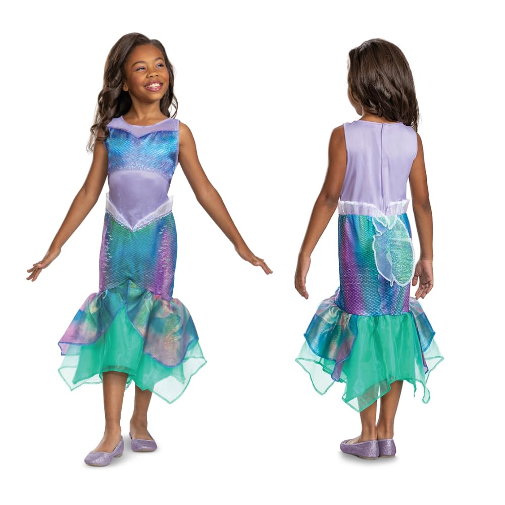 Disney Princess Ariel Little Mermaid Carnival Costume, Multicoloured, For 7-8 Years