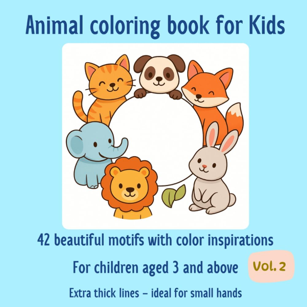 Sonnenkind Mandalas: Pets – Coloring Book Ages 3+: 42 Easy motifs | With coloring inspiration & Award (Evergreen)