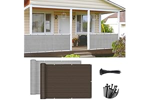 3' X 10' Balcony Privacy Screen Fence