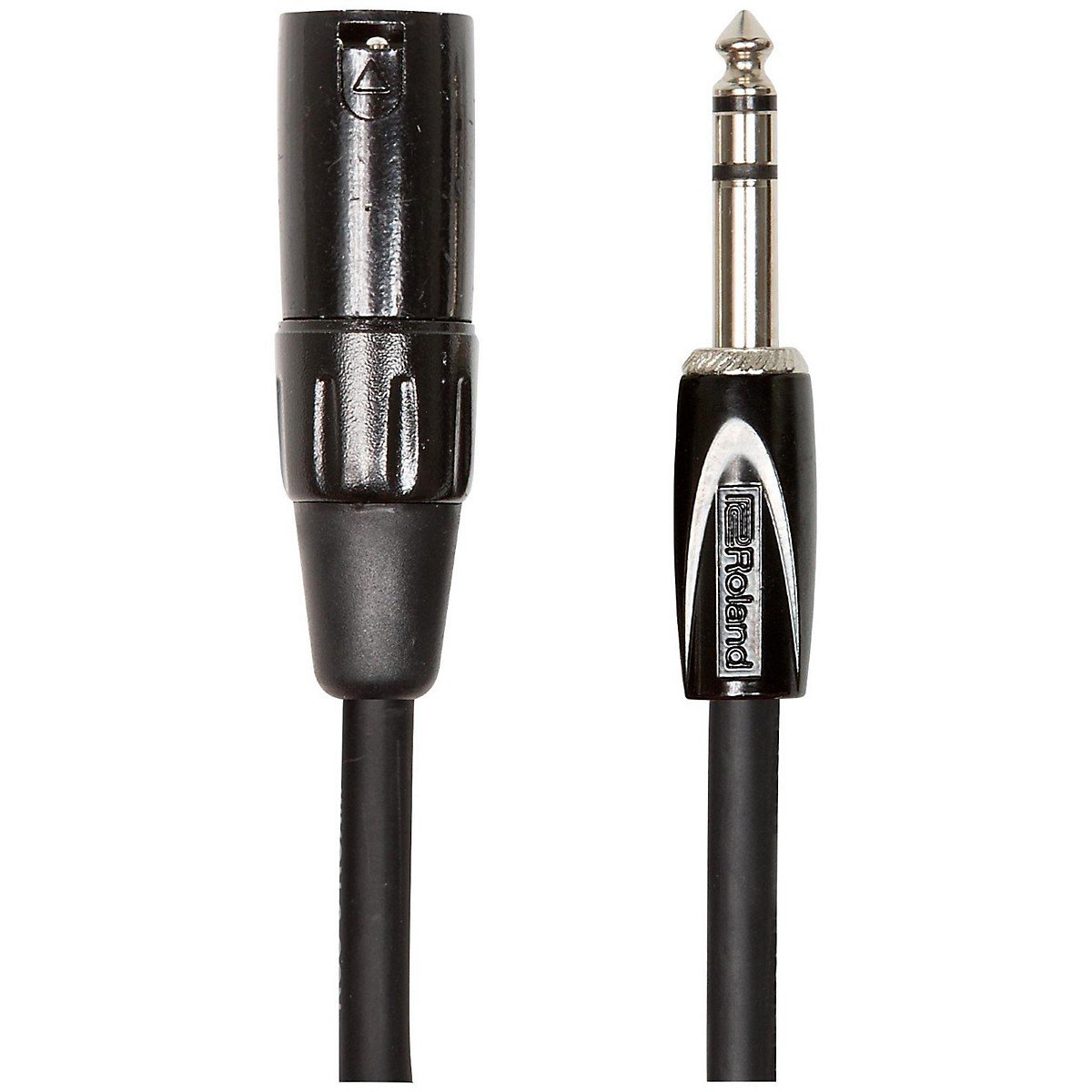 Roland 3ft Interconnect Cable, 1/4" TRS-XLR(Male), Black series (RCC-3-TRXM)