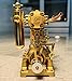 Vintage L2 2-Cylinder Steam Engine Model - Die-Cast Brass, for Adult Hobbyists - Fits 70-130cm Boat Model Build - Collection Kit, Runs Smoothly