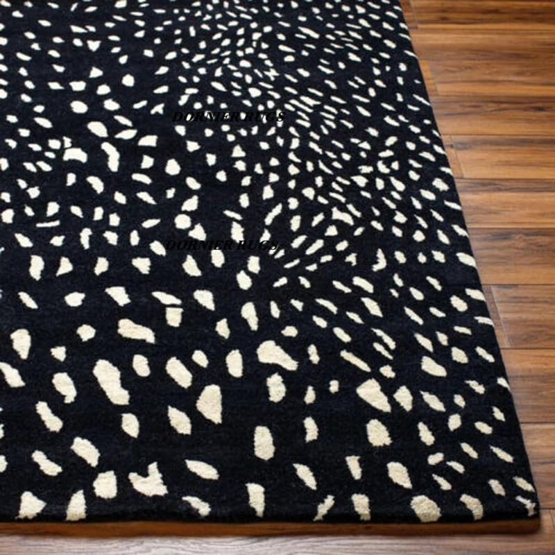 Image of Carpets and Rugs Woolen Thick Floral and Contemporary Designs for Area Rugs, Carpets for Living Room, Bedroom, Hall Size 8x10 feet