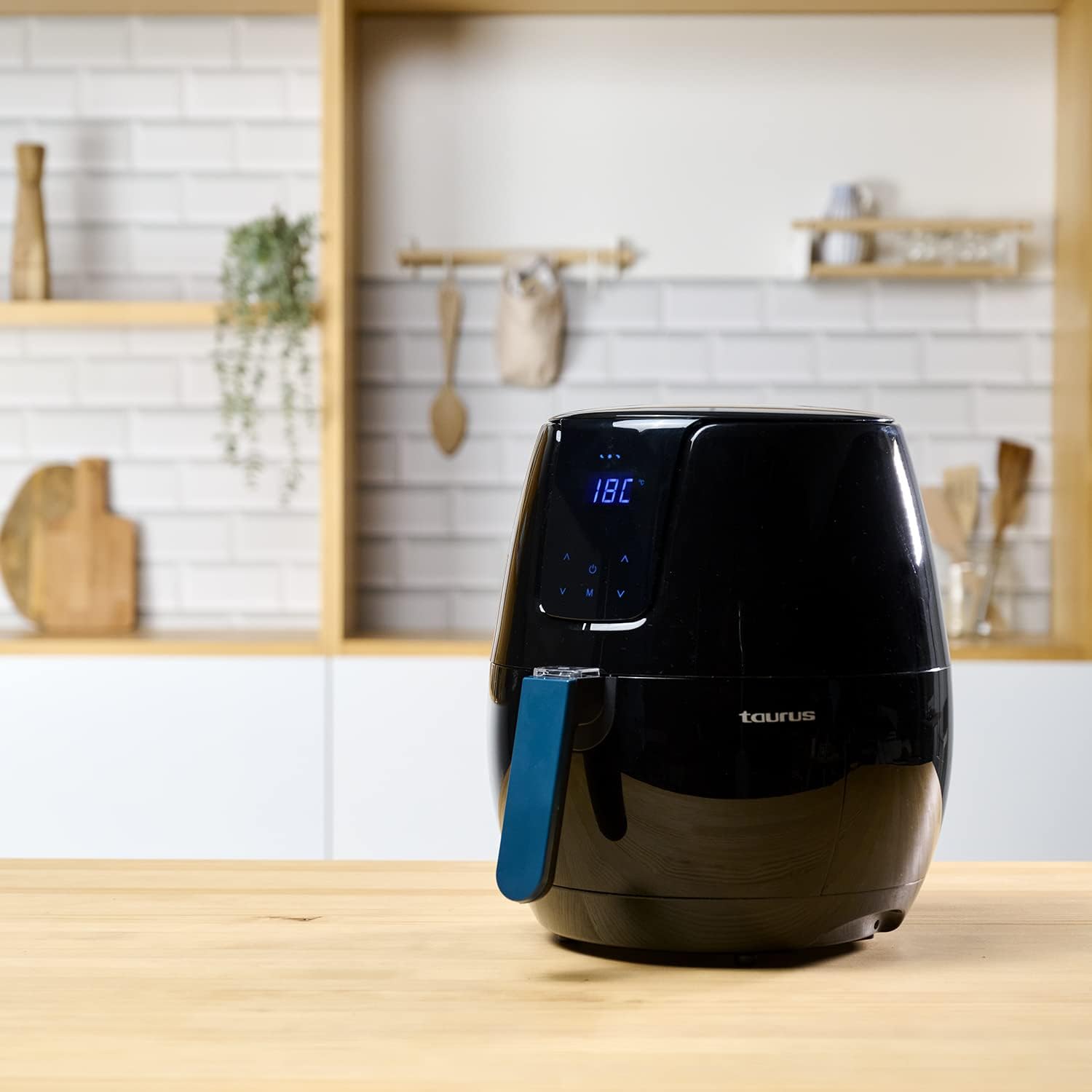 Taurus Air Fry Digitale + Friggitrice ad Aria, 1500 W, Plastica, Nero