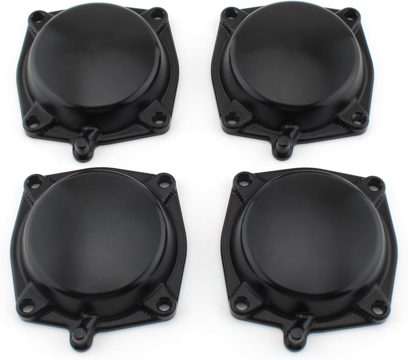 4pcs Black Carburetor Carb Diaphragm Top Caps Cover Compatible with YAMAHA V-max1200 1994 1995 1996 1997-2007