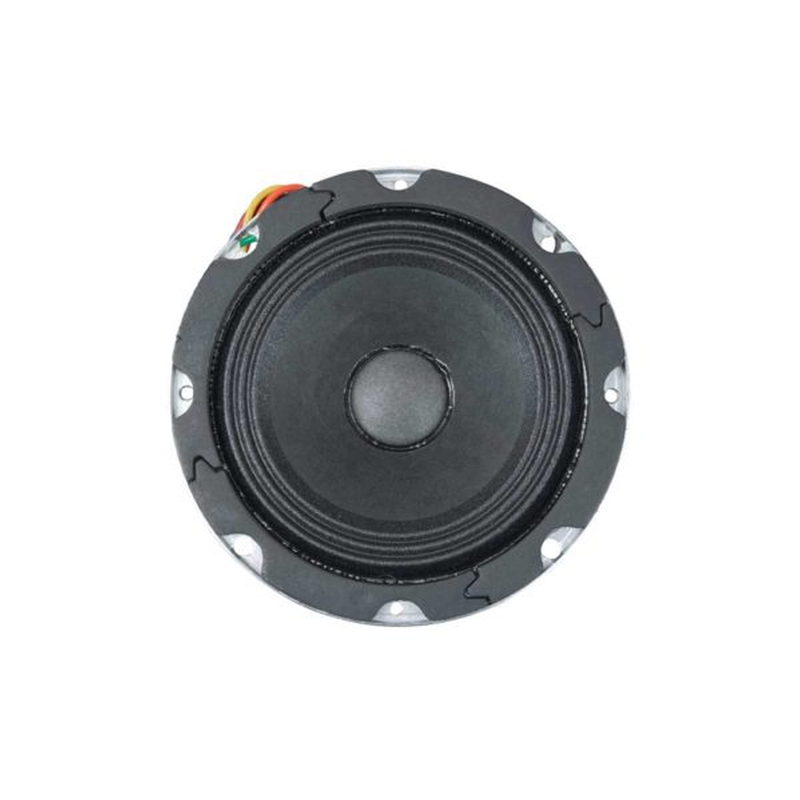 Lowell JR410-T870 4-Inch Single Cone Speaker with 70V 8W Transformer; 15W Driver with 10-Ounce Ceramic Magnet; 20-Gauge Stamped Steel, Zinc-Plated Frame; Transformer Taps at 1, 2, 4, 8W