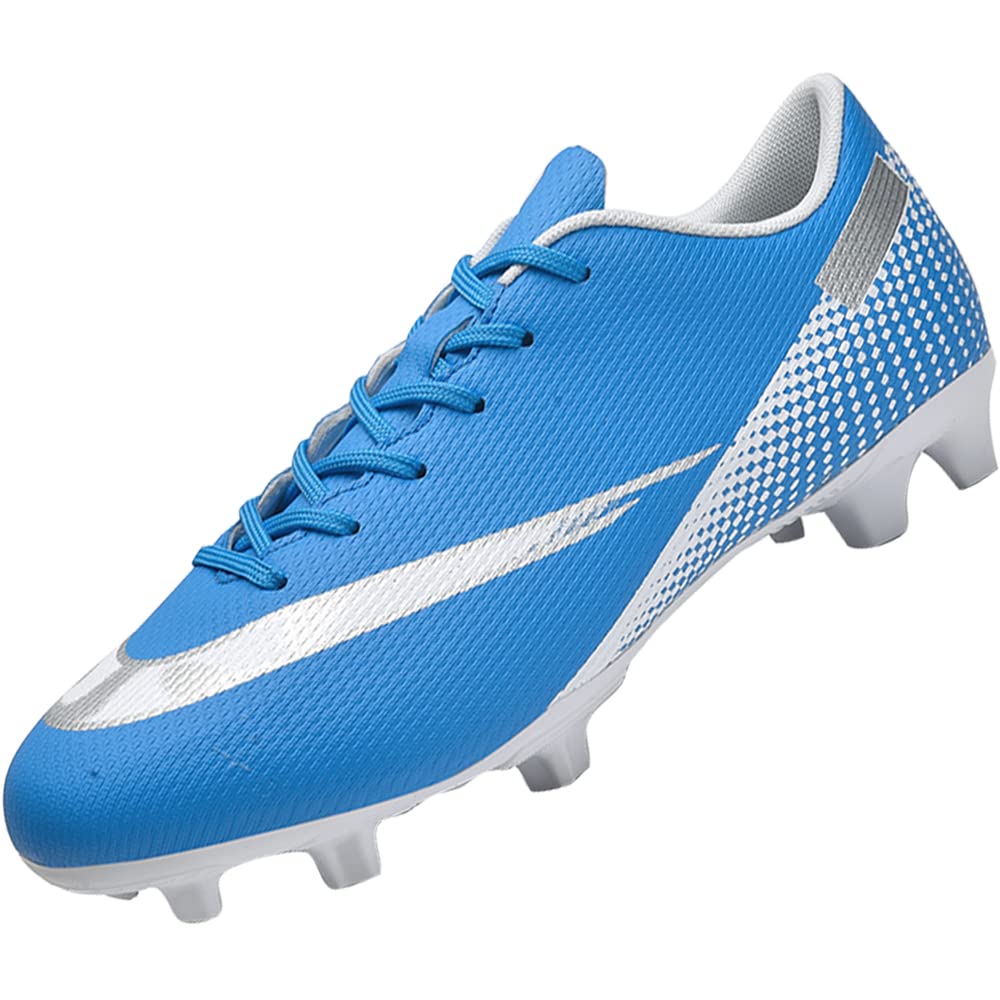 WINGFAIMen's Soccer Shoes Outdoor Indoor Comfortable Soccer Shoes Professional Youth Boys Football Shoes Training Sneaker