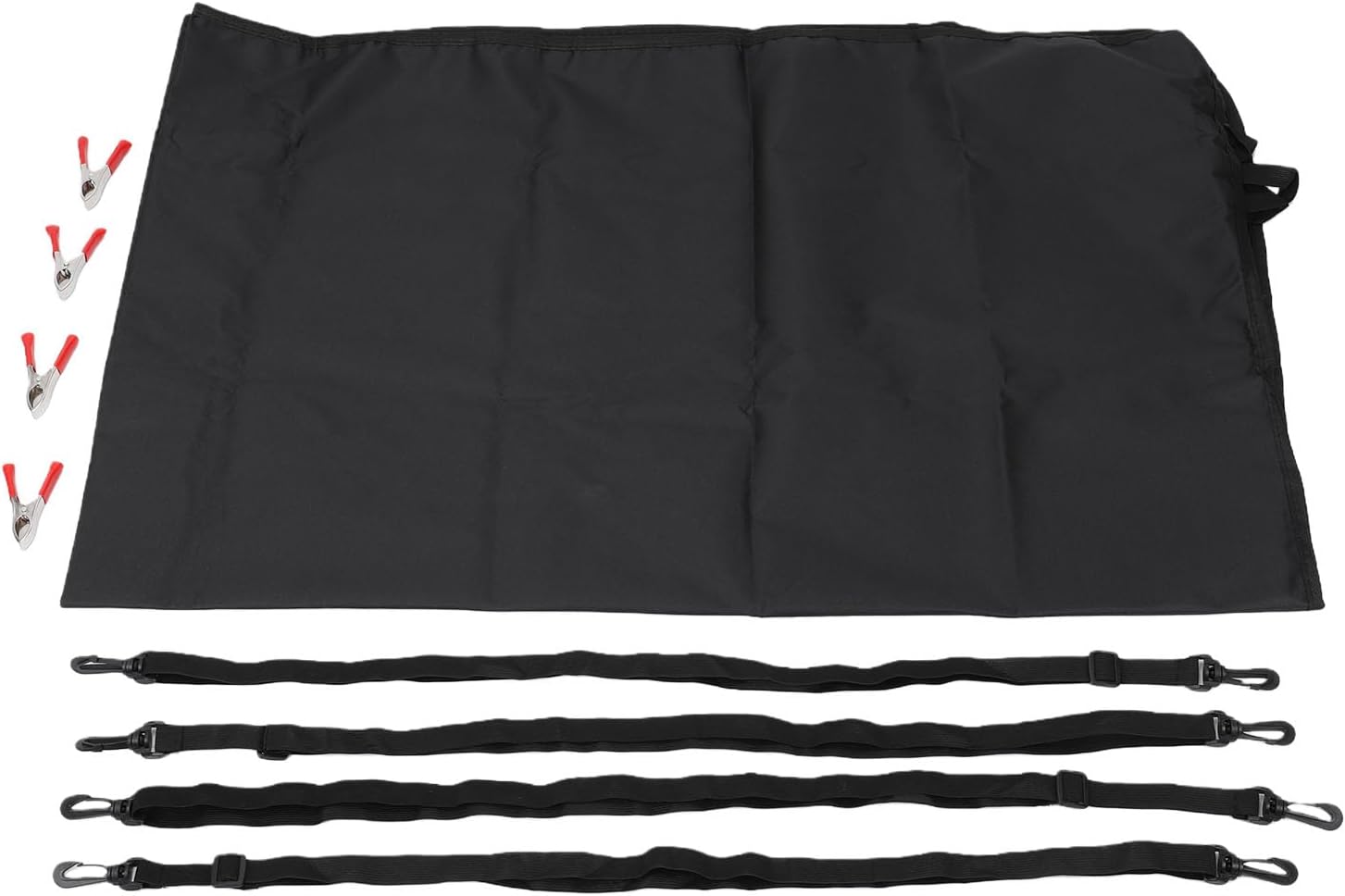 Karlak Rear Barn Door Awning Cover and Canopy for Outdoor Activities in Black 180x114cm