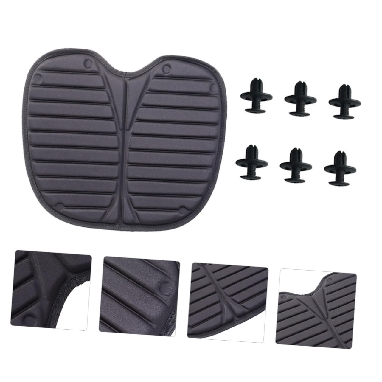 Kisangel 2stücke Kajaksitzkissen Sitzpolster Für Kajak Und Kanufahren Ergonomisches Design Tragbar Weich Bequem Und Rutschfest Für Outdoor-aktivitäten Inklusive Kunststoffschrauben