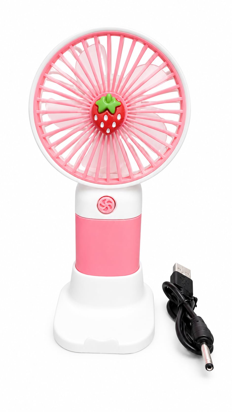 EDNITA Mini Portable Hand Fan USB Type C Rechargeable Single Speed Personal Cooling Fan, Handheld Small Desk Fan with Stand, Battery Operated for Office, Home, Travel & Outdoor Use - Multicolor-1-image-40