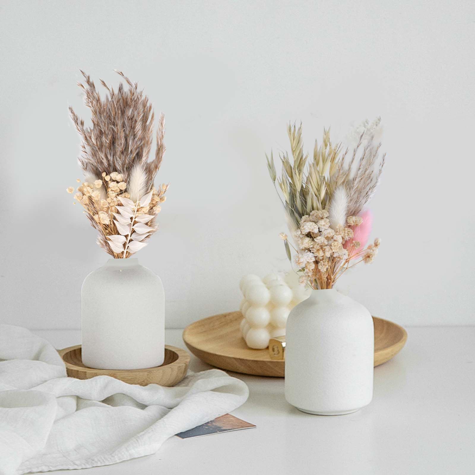Confezione Da 10 Mazzi Di Fiori Secchi Naturali - Serie Rosa, Per Matrimonio E Centrotavola, Mini Bouquet - 4