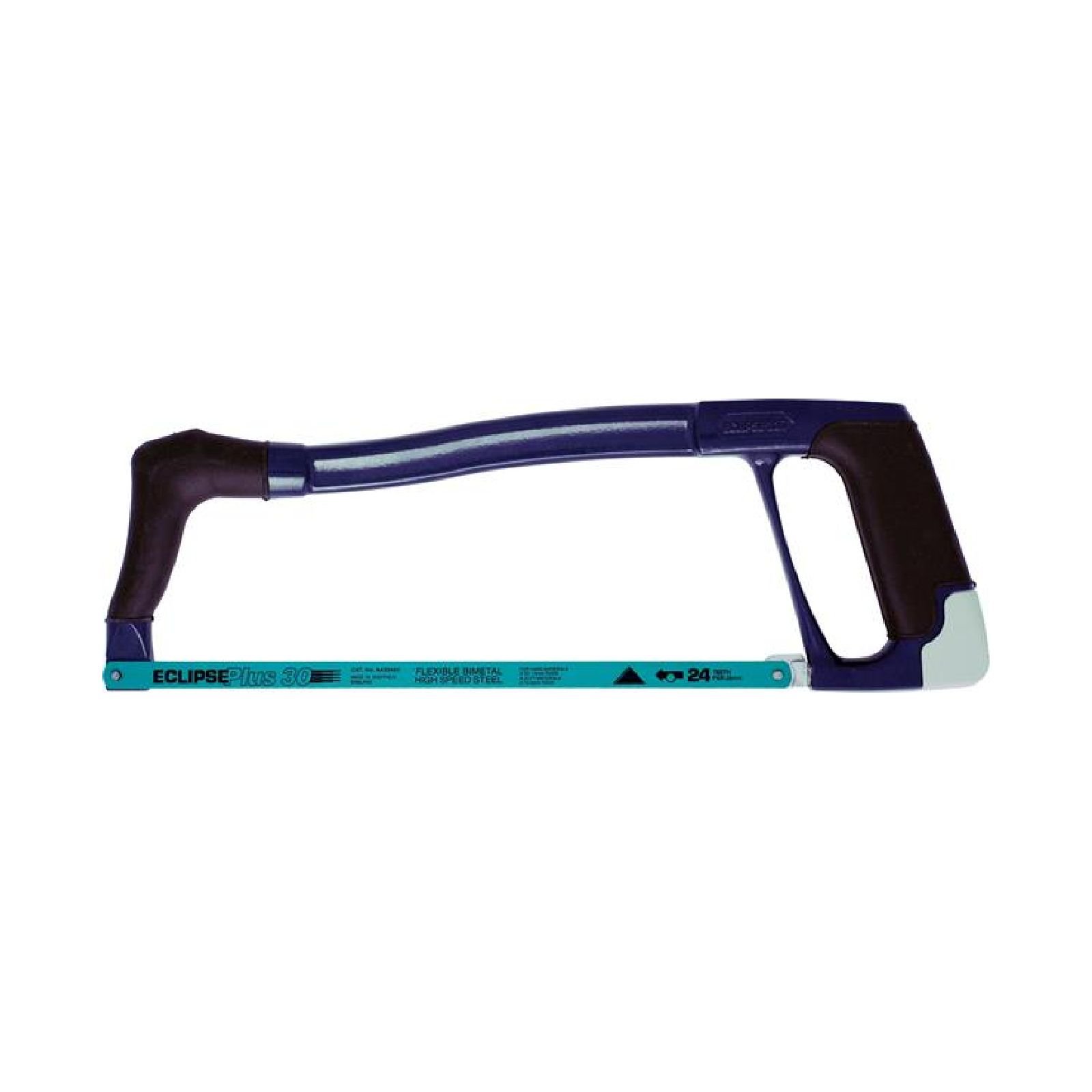 1x ECLIPSE 'Pro-Plus' Hacksaw Frame inc. 'Plus 30' 24 TPI bi-metal blade