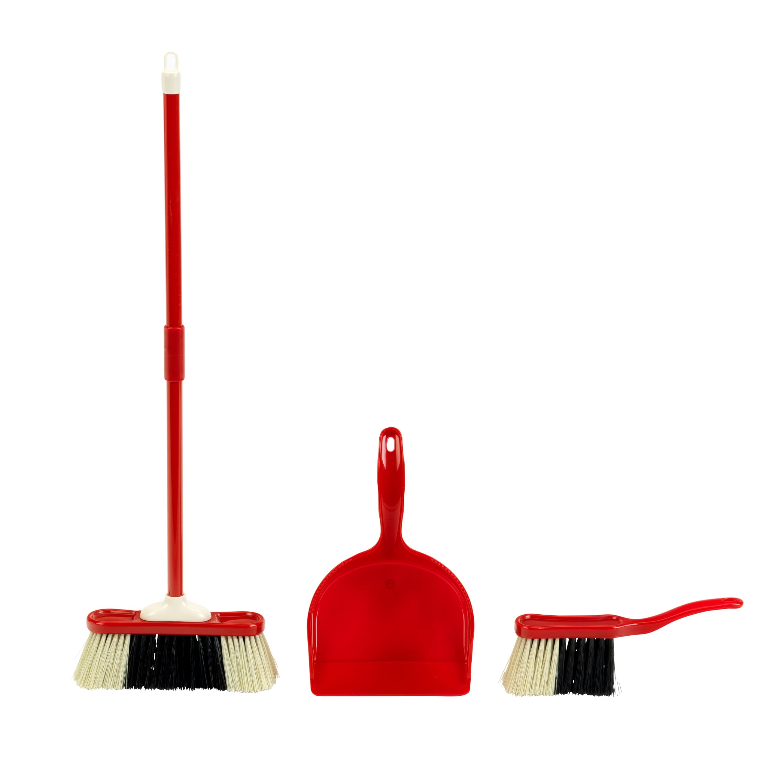 Theo Klein 6304 Set di Scope Classiche I Include Scopa per Bambini, scopetta e Paletta I Giocattoli per Bambini dai 3 Anni in su