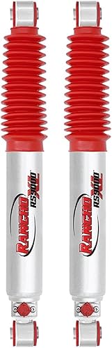 Miniatura 5 de Rancho - Juego de amortiguadores delanteros con carga QuickLIFT + amortiguadores traseros para Dodge Ram 1500 Pickup 4WD 2009-2018 con elevación