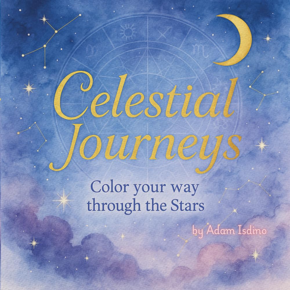 Celestial Journeys: Color your way through the Stars