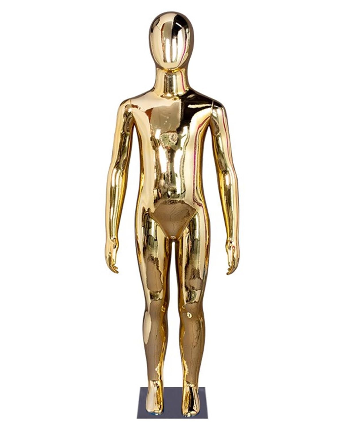 Manekin dziecięcy z błyszczącego włókna szklanego, 127 cm (50 cali), całe ciało, idealny do prezentacji odzieży dziecięcej, cosplayu i sprzedaży w sklepach, manekin młodzieżowy