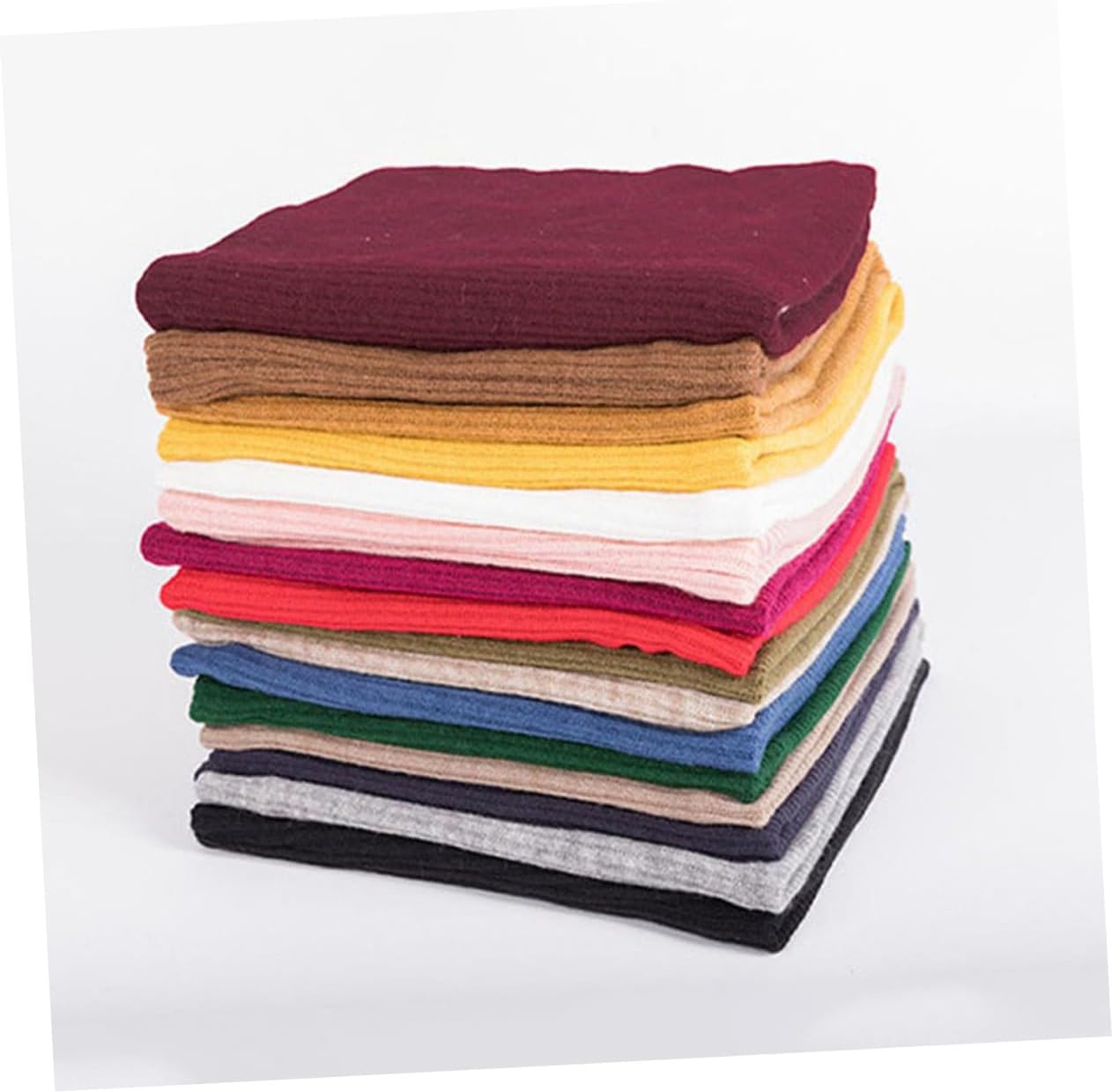 3pcs Scarf for Men Women Soft Fleece Neck Warmer for Outdoor Activities Windproof and Comfortable Fashionable Solid Colors