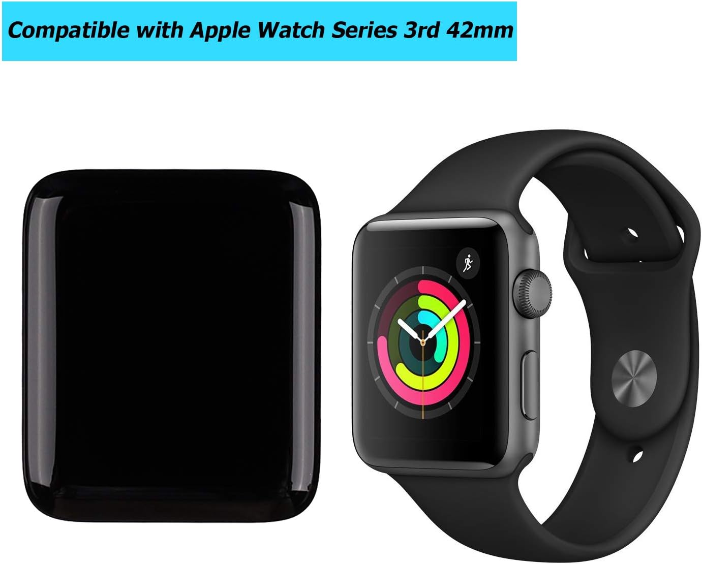 Blасk Frіdау 🔥 E-YIIVIIL Replacement Screen Compatible with Apple Watch Series 3rd 42mm Cellular+ GPS(not fits for GPS) Touch Screen Display LCD with Toolkit (3rd 42mm，S3 42mm)