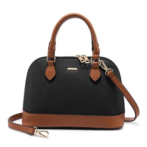 LOVEVOOK Purse for Women Crossbody Bags Classic Double Zip Top