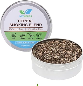 Herbal Smoking Blend Nicotine Free Smoke Blend Herbal Smoking Mixture Smokable Herbs with 100% Natural Herbal Smoking Blend (Makes 40 Rolls) Herbal Smoking Mix 1 Pack 30gm (1 oz/ 30g)