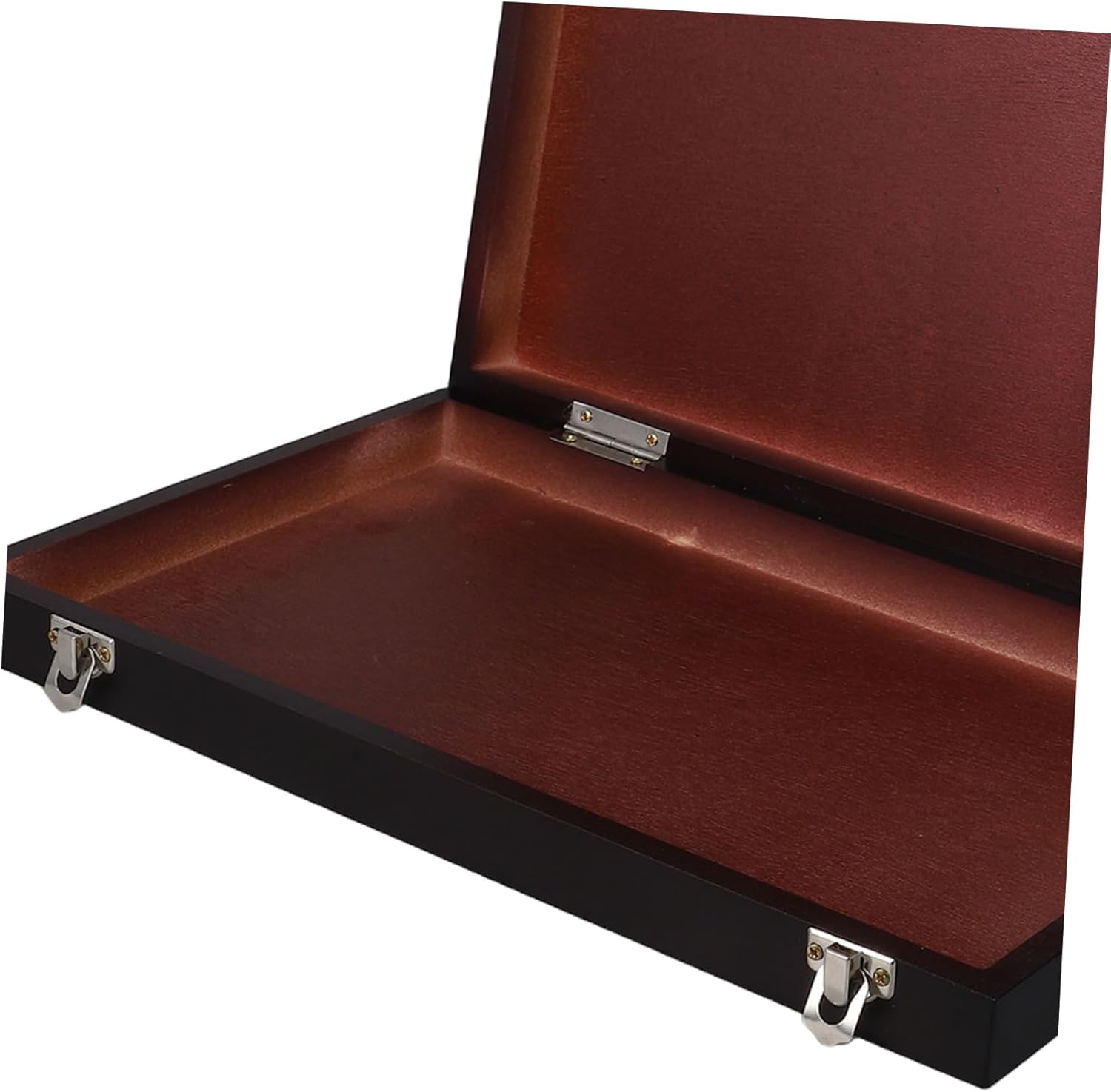 STOBOK Paint Case Palette Lid Wooden Portable Drawing Tool Box Storage Organizer for Art Supplies for Students and Professionals
