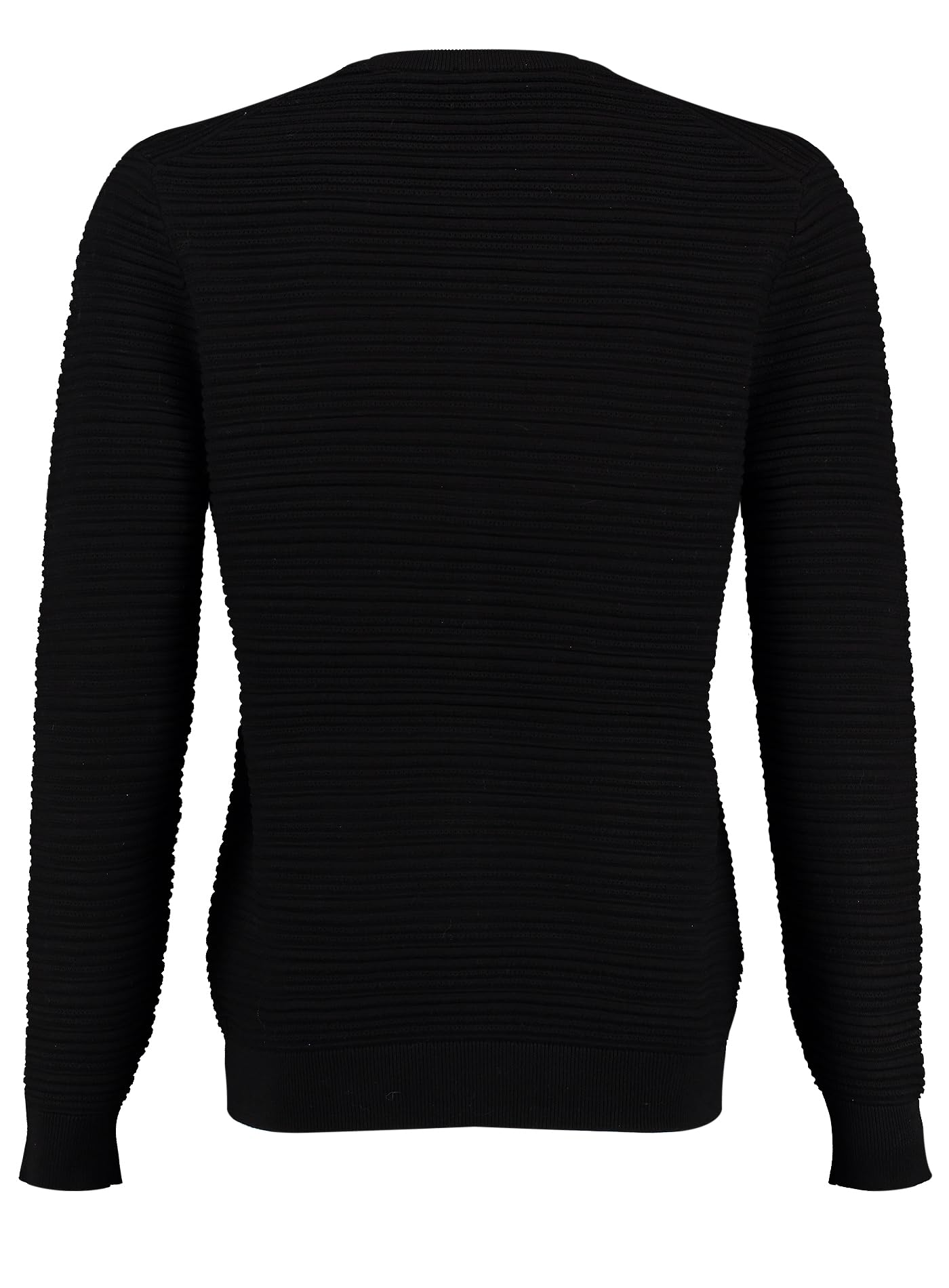 KEYLARGO Bern okrągły sweter męski, Black (1100), M