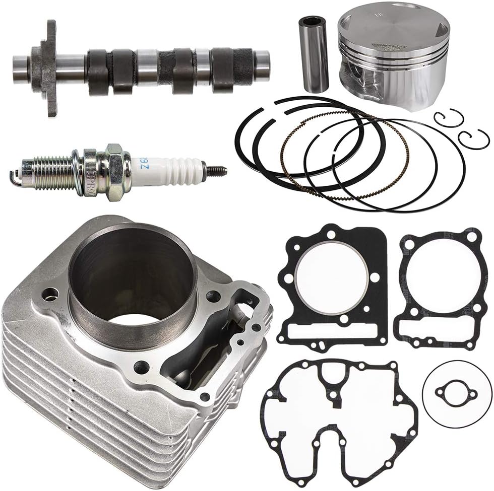 NICHE Cylinder Piston Gasket Camshaft Top End Kit for Honda TRX400 XR400R 12100-KCY-670 14000-HN1-A70