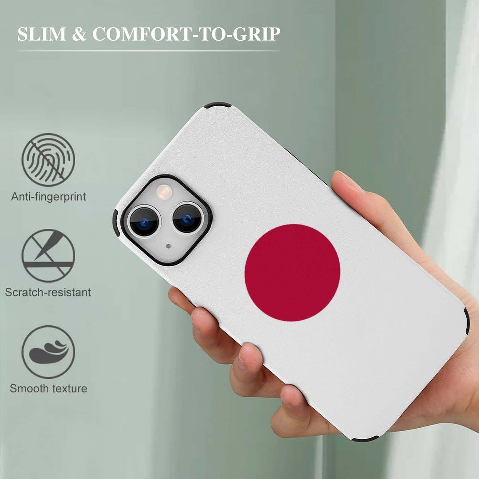 日章 iPhone ケース カバー 日の丸 日本国 カスタムペイント 塗装 日章 iPhone ケース カバー 日の丸 日本国 カスタムペイント