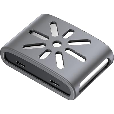 𝐒𝐥𝐢𝐦𝐐 USB Extender, 4 Ports Max 100W 2 USB C Ports, Max 30W 2 USB A Ports Adapter Splitter Laptop Docking Station Type C Port Hub Multiport Adapter Dock DC Power Charger