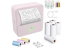 Mini Printer Sticker Printer - Wireless Portable Sticker Printer for iPhone