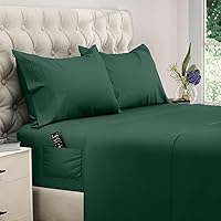 Vista 20 de DREAMCARE - Juego de sábanas de tamaño individual XL, 3 piezas, refrescantes, extralargas, suaves y duraderas de 100% poliéster de microfibra