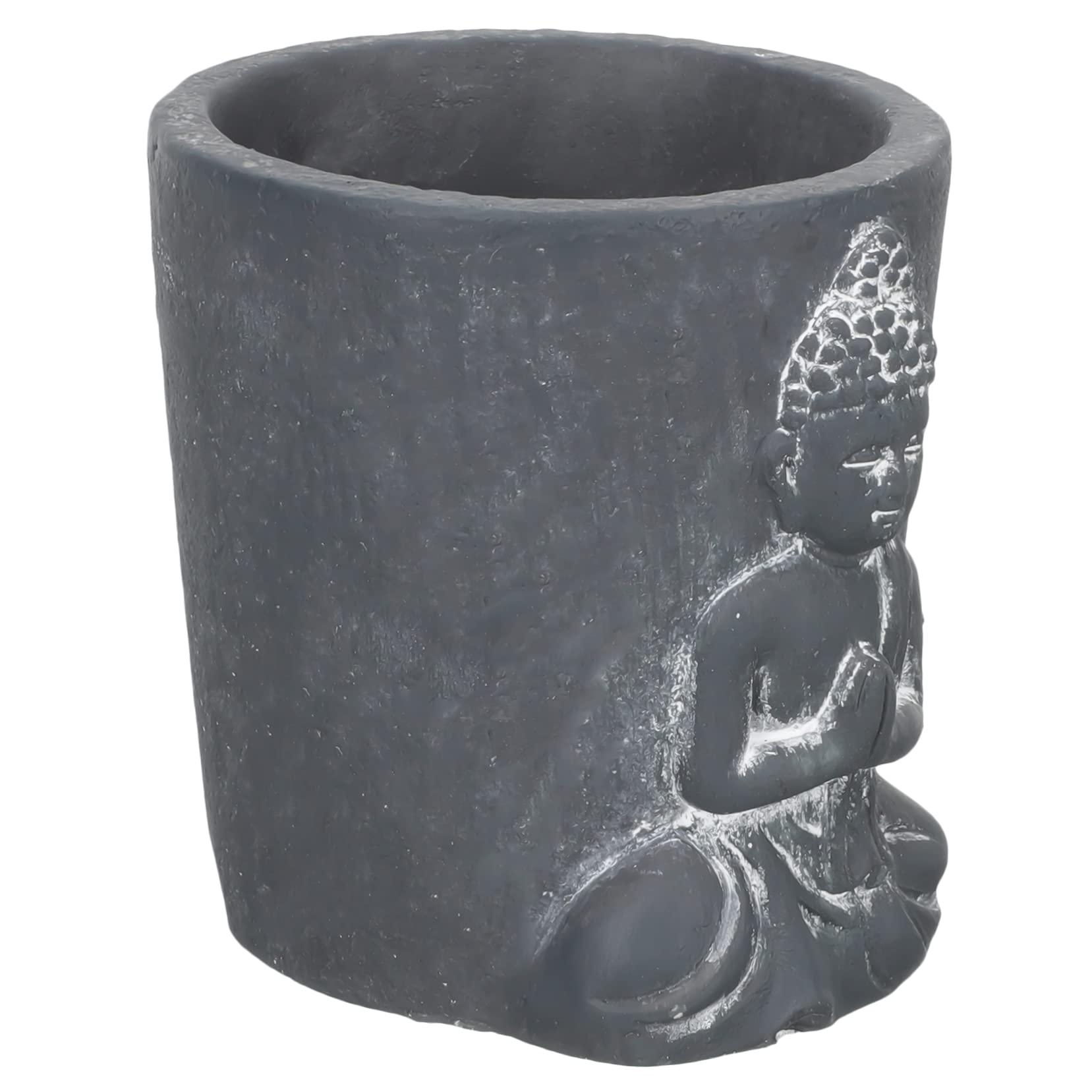 Pot de fleurs Bouddha en ciment HEMOTON pour une déco zen