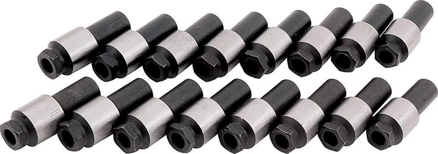 Allstar Performance ALL90206 3/8" Engine Rocker Arm Stud Girdle Nut Kit for Girdle, (Pack of 16)