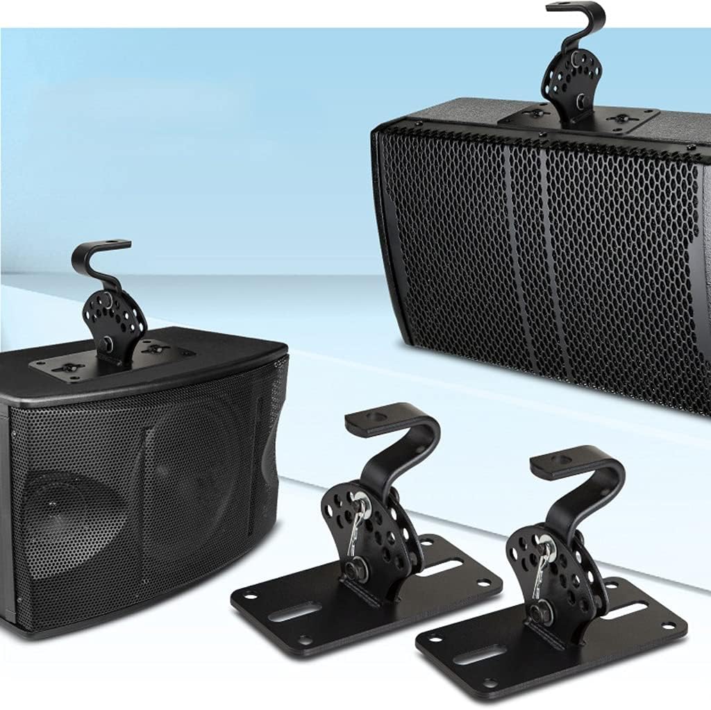 Speaker Mounts Speaker Ceiling Bracket Surround Speaker Wall Mount Bracket Universal Size Speaker Bracket Adjustable Tilt Speaker Bracket can Bear 40kg Speaker Bracket Universal (Color : B) (A) image 5