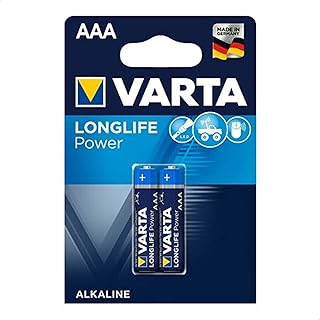 Varta Long Life Power AAA Alkaline Batteries, 2 Pieces - 1.5 Volt