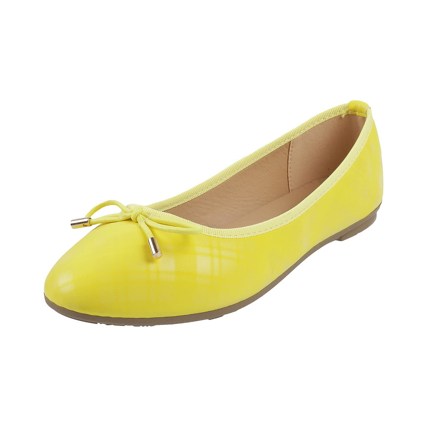 Mochi Women Synthetic Flat Ballet | Ballerianas Yellow UK/6 EU/39 (31-1206) (B0BRVLVRLP) Amazon Price History, Amazon Price Tracker