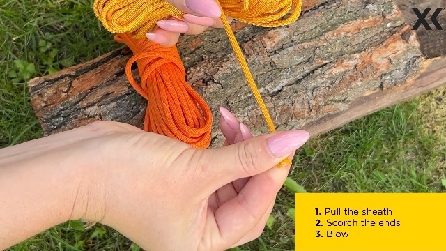 Paracord Militare EDCX 4mm - Corda Nylon 550 Per Sopravvivenza E Campeggio - Foto 4