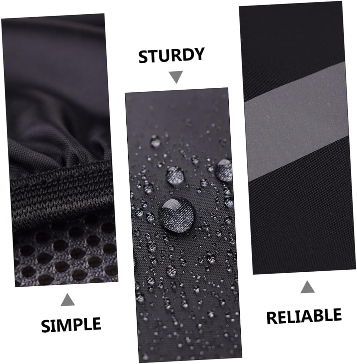 YARNOW 2pcs Backpack Covers Reflective Stripes Outdoor Rain Protection for Hiking Camping and Travel