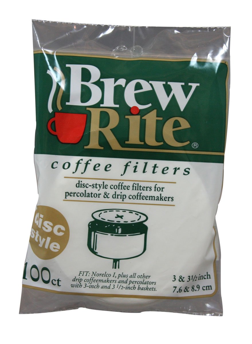 Brew RiteDisc Coffee Filter for 3 and 3.5 Percolator 600 Count