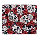 Tapis de souris parfait : ce tapis de souris de jeu de 21,1 x 24,9 cm est suffisant pour s'adapter à votre souris de jeu, s'applique à tous les types de claviers et de souris.