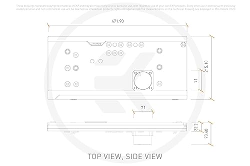 Miniatura 4 de EKWB EK-Quantum Reflection 2 PC-O11D XL D5 PWM Placa de distribución, D-RGB, Plexi