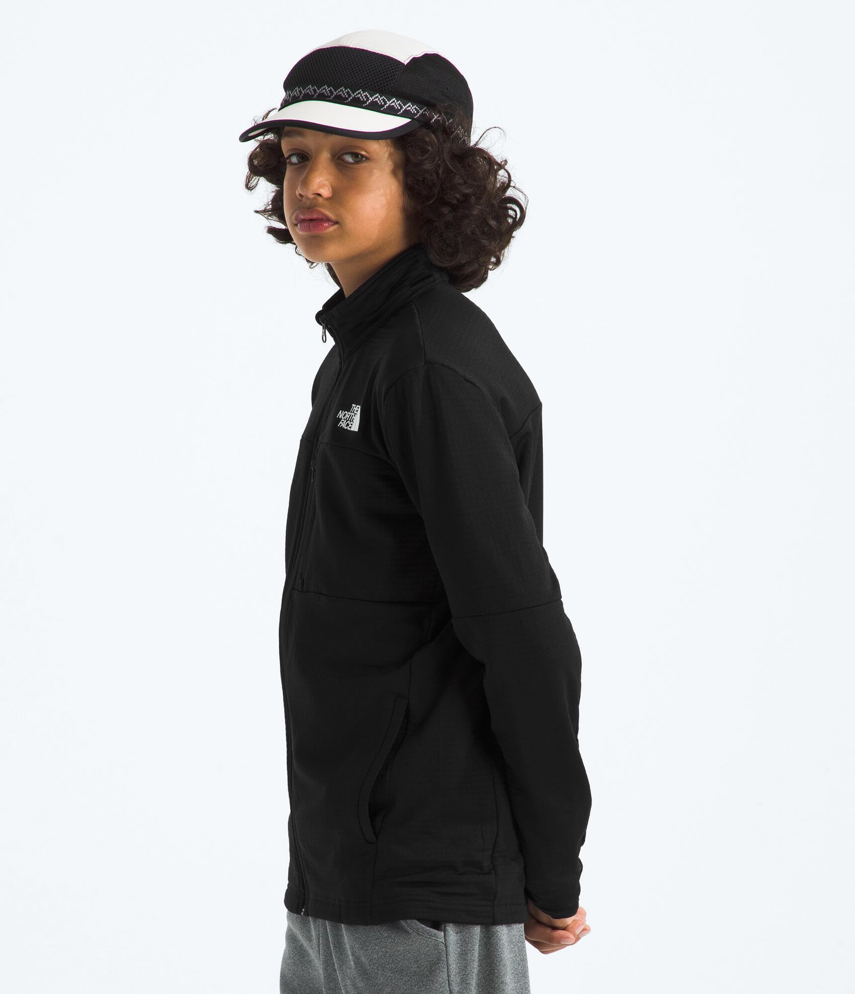 THE NORTH FACE Teen Hike Midlayer Fz T-shirt Unisex - Bambini e ragazzi (Pacco da 1)