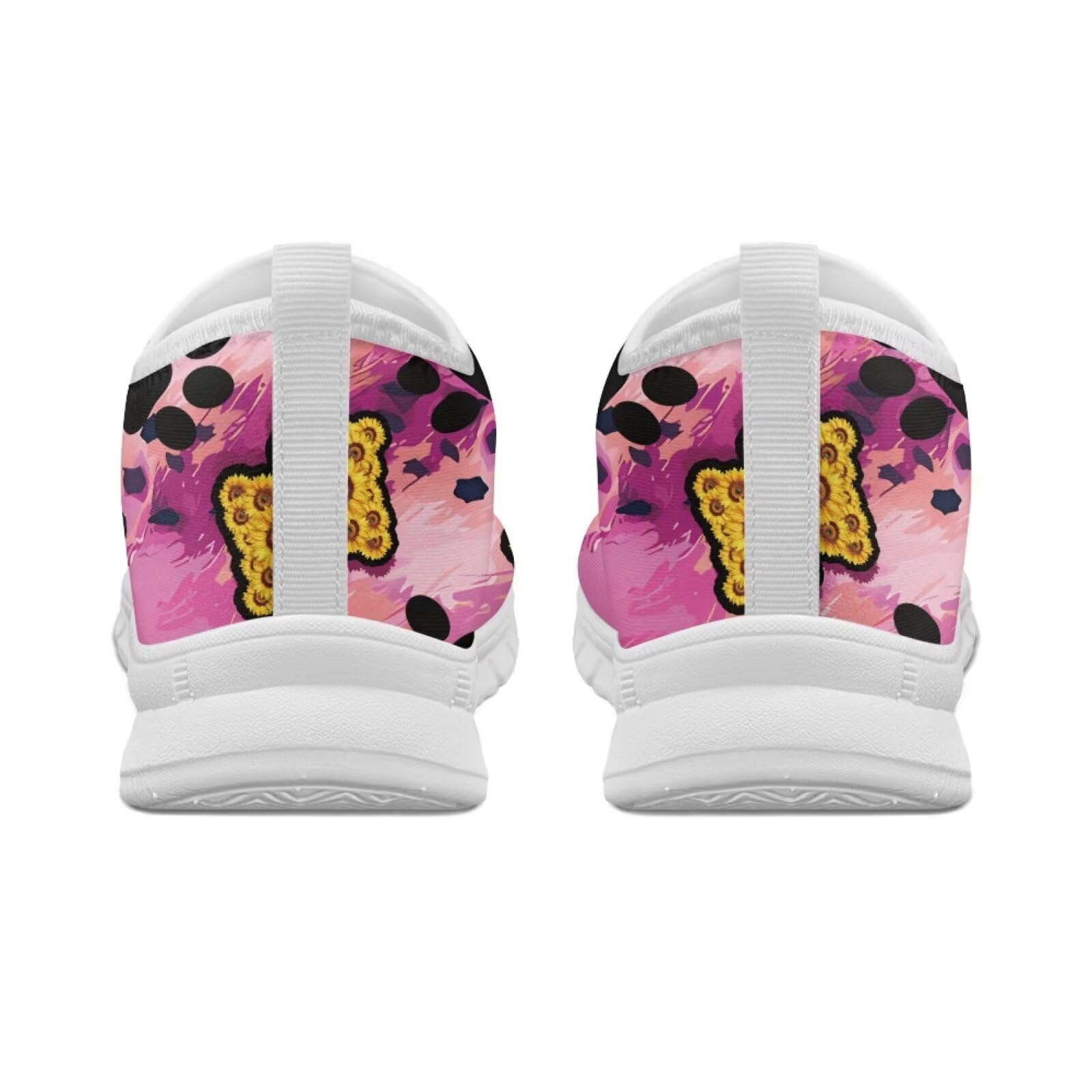 Damskie buty do chodzenia wsuwane, płaskie buty wspierające łuk, oddychające buty do chodzenia, biegania, biała podeszwa