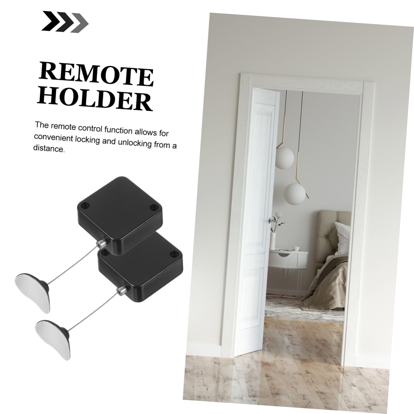 Câble De Sécurité Rétractable 1 M Avec Télécommande – Anti-perte En Acier, Système D’attache Polyvalent Pour Vélos, Bagages, Objets De Valeur