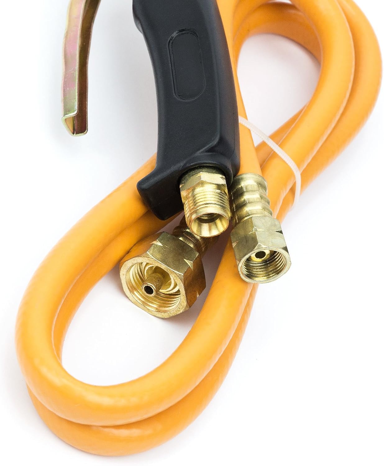 Gasbrenner 3 tlg. mit Schlauch 1,5m, Dachbrenner bis zu 28 kW, 3x Brenneraufsätze, Gaslötgerät Regelbar Abflammgerät Brenner Unkrautvernichtung, Anzünder, Abflammgerät für Unkraut Brenner (SN0286)