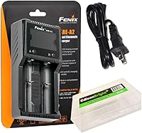 Vista 1 de EdisonBright Fenix are-A2 Smart Battery Charger for 21700/18650/16340 BBX5 Battery Carry case