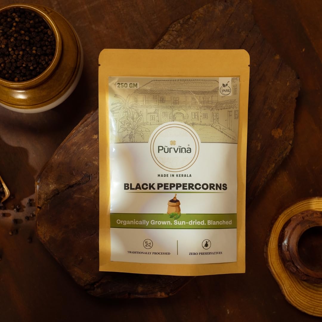 See full amazon price history chart for Purvina ® Organic Black Pepper Whole - 250 gm Purvina ® Organic Black Pepper Whole - 250 gm (B0D1GJ5QJG) Amazon Price History, Amazon Price Tracker