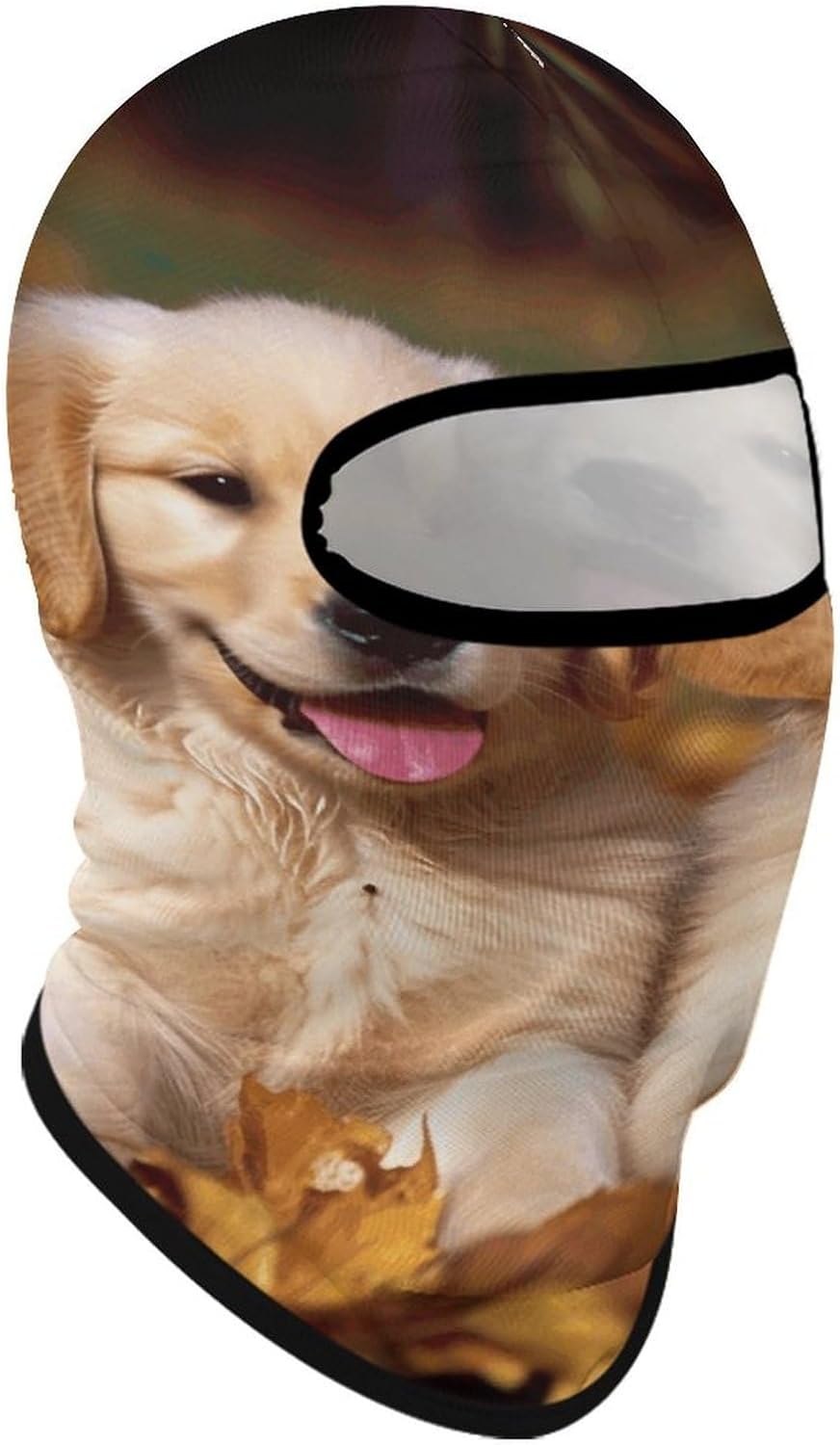 Balaclava Face Mask for Men Women Sun Protection Full Face Cover | Breathable Golden Retriever Dogs Puppies Pets Full Face Mask Windproof Ski Mask Motorcycle Helmet Lining for Outdoor