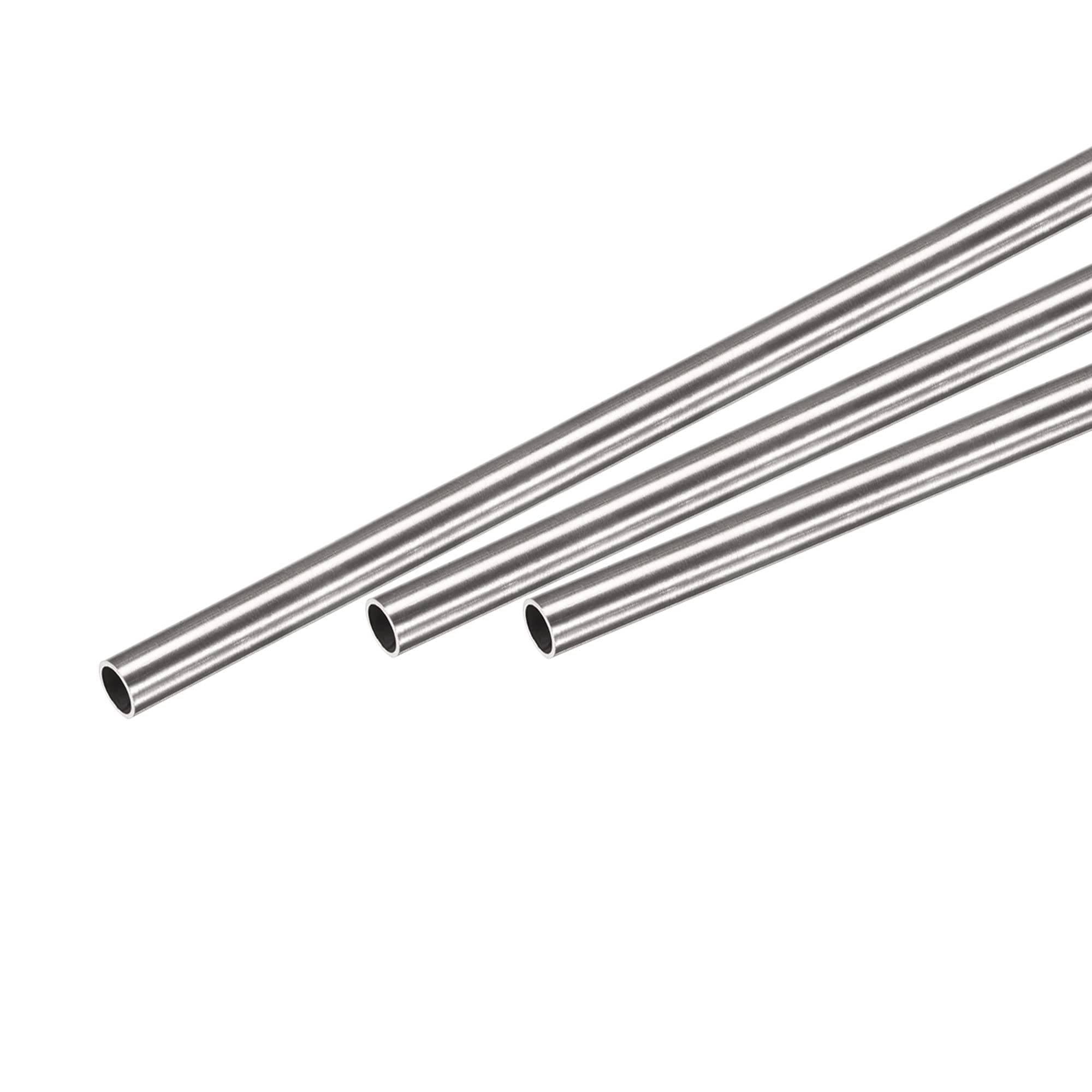 sourcing map 6mm x 300mm Tige Acier Inoxydable 304 Barre Rond