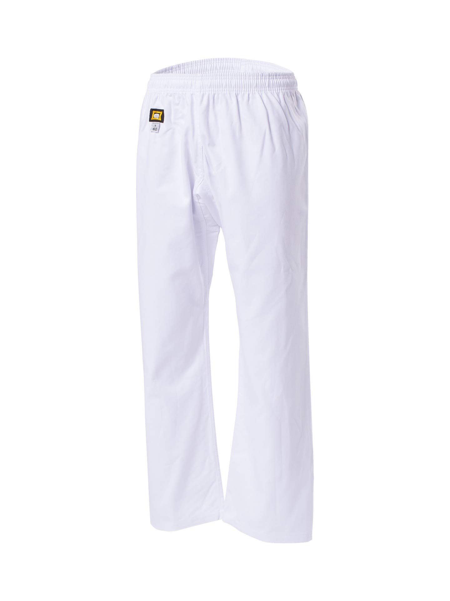 Kwon Unisex White Kwon® Cotton Pants 2023 Kick Pants Karate Trousers 8 Oz, 150