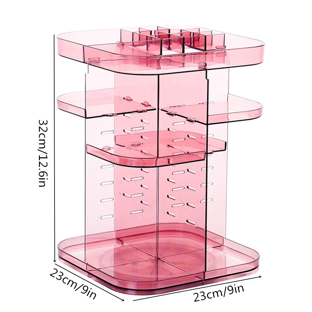 Qkissi Nagellack-Display Aus Acryl – Mehrschichtiger Organizer Für Nagellack, Lippenstift & Kosmetik (bis Zu 7 Ebenen)
